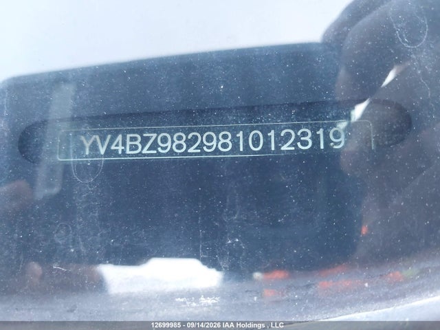 12699985 :رقم المزاد ، YV4BZ982981012319 vin ، 2008 Volvo Xc70 مزاد بيع