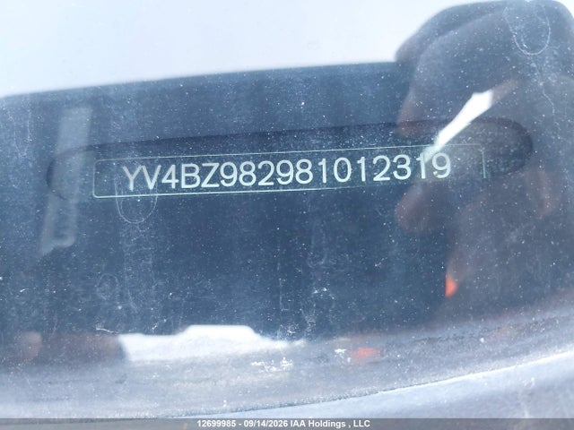 12699985 :رقم المزاد ، YV4BZ982981012319 vin ، 2008 Volvo Xc70 مزاد بيع