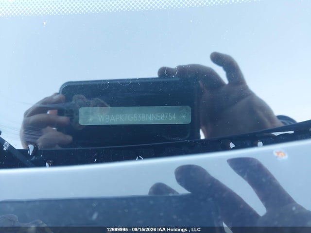 12699995 :رقم المزاد ، WBAPK7G53BNN58754 vin ، 2011 Bmw 328 Xi مزاد بيع