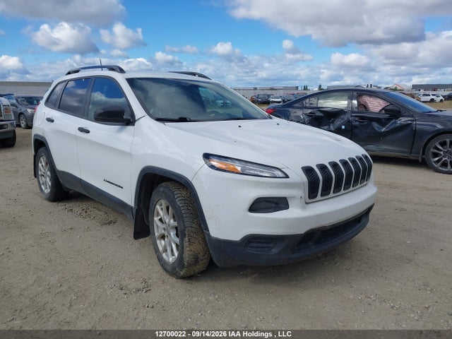 2016 Jeep Cherokee Sport მანქანა იყიდება აუქციონზე, vin: 1C4PJMAS4GW377585, აუქციონის ნომერი: 12700022