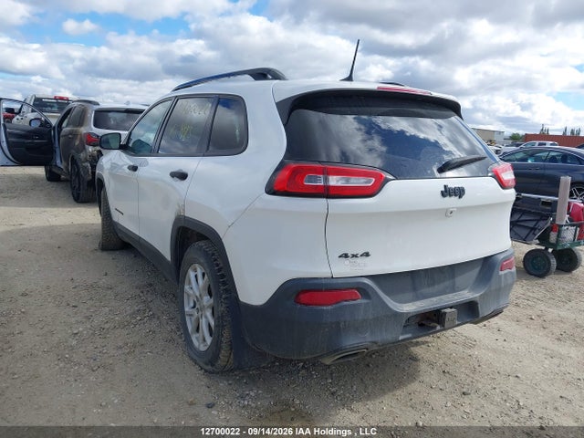 Продаж на аукціоні авто 2016 Jeep Cherokee Sport, vin: 1C4PJMAS4GW377585, номер лоту: 12700022