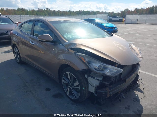 2014 Hyundai Elantra Limited მანქანა იყიდება აუქციონზე, vin: KMHDH4AH7EU068586, აუქციონის ნომერი: 12700040