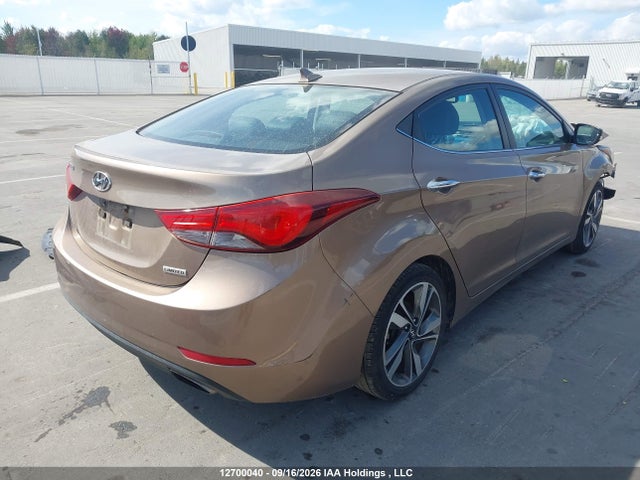 2014 Hyundai Elantra Limited მანქანა იყიდება აუქციონზე, vin: KMHDH4AH7EU068586, აუქციონის ნომერი: 12700040
