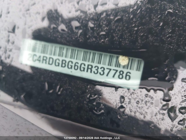 Dodge Grand Caravan Se/sxt 2016 2C4RDGBG6GR337786 Image 19