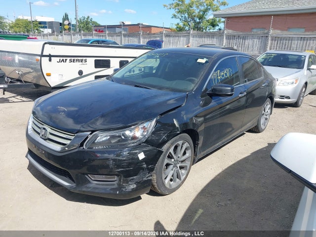 12700113 :رقم المزاد ، 1HGCR2F57DA809563 vin ، 2013 Honda Accord Sport مزاد بيع