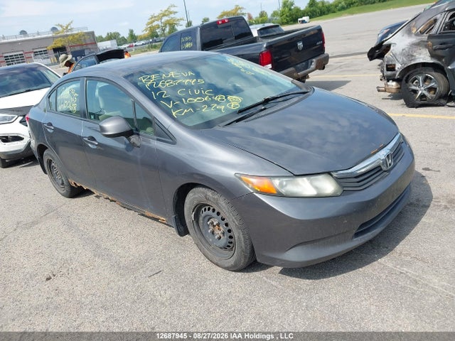 2012 Honda Civic Lx მანქანა იყიდება აუქციონზე, vin: 2HGFB2F48CH100648, აუქციონის ნომერი: 12687945