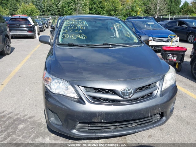 12689109 :رقم المزاد ، 2T1BU4EE8BC632181 vin ، 2011 Toyota Corolla Ce مزاد بيع