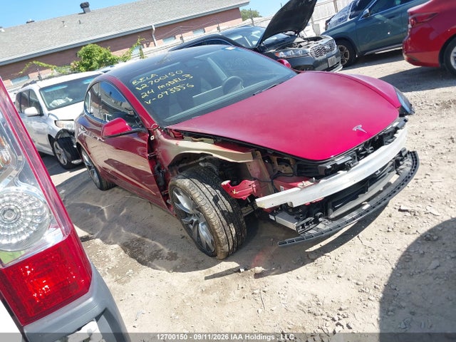 12700150 :رقم المزاد ، LRW3E7FA4RC093556 vin ، 2024 Tesla Model 3 Rwd مزاد بيع