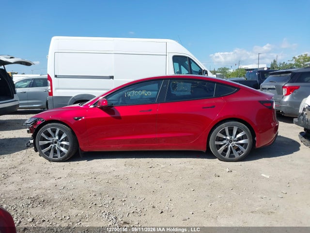 12700150 :رقم المزاد ، LRW3E7FA4RC093556 vin ، 2024 Tesla Model 3 Rwd مزاد بيع