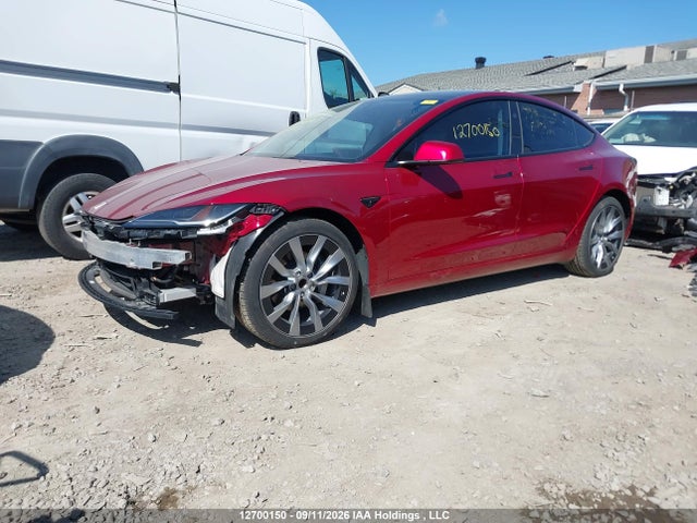 12700150 :رقم المزاد ، LRW3E7FA4RC093556 vin ، 2024 Tesla Model 3 Rwd مزاد بيع