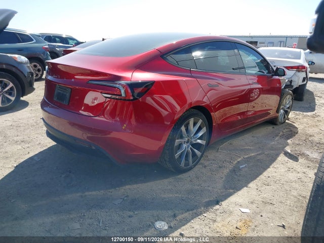 12700150 :رقم المزاد ، LRW3E7FA4RC093556 vin ، 2024 Tesla Model 3 Rwd مزاد بيع
