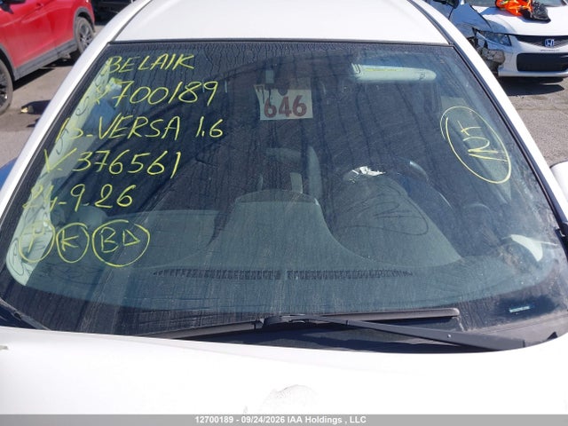 12700189 :رقم المزاد ، 3N1CE2CP8FL376561 vin ، 2015 Nissan Versa Note 1.6 S/1.6 Sl/1.6 Sr/1.6 Sv مزاد بيع