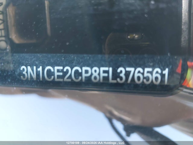 12700189 :رقم المزاد ، 3N1CE2CP8FL376561 vin ، 2015 Nissan Versa Note 1.6 S/1.6 Sl/1.6 Sr/1.6 Sv مزاد بيع