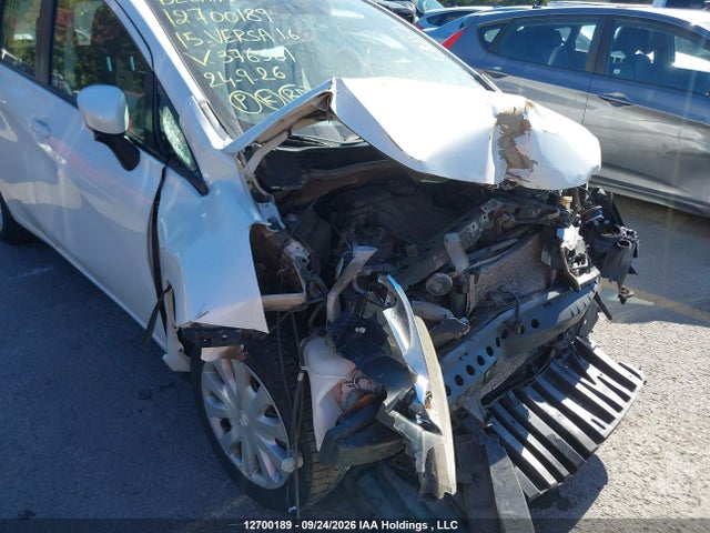 12700189 :رقم المزاد ، 3N1CE2CP8FL376561 vin ، 2015 Nissan Versa Note 1.6 S/1.6 Sl/1.6 Sr/1.6 Sv مزاد بيع