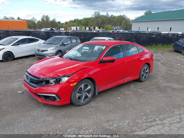 Honda Civic Lx 2020 2HGFC2F52LH001975 Image 2