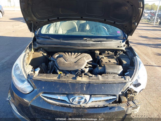 12700243 :رقم المزاد ، KMHCU4AE5DU332142 vin ، 2013 Hyundai Accent Gls مزاد بيع
