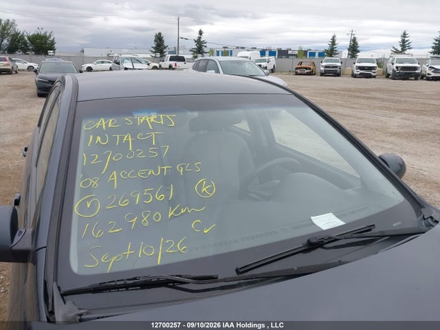 Продаж на аукціоні авто 2008 Hyundai Accent Gls, vin: KMHCN45C08U269561, номер лоту: 12700257
