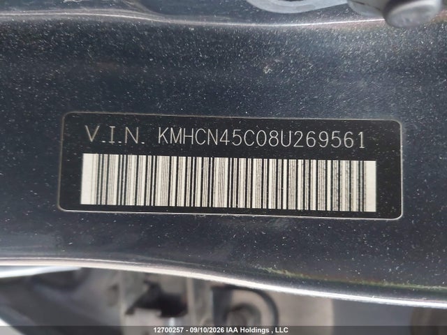 Продаж на аукціоні авто 2008 Hyundai Accent Gls, vin: KMHCN45C08U269561, номер лоту: 12700257
