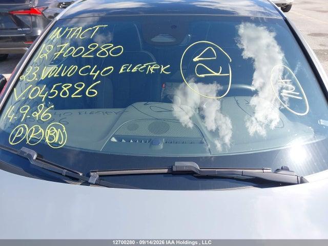 Aukcja sprzedaży 2023 Volvo C40 Recharge Pure Electric Twin Ultimate, vin: YV4ED3GM9P2045826, numer aukcji: 12700280