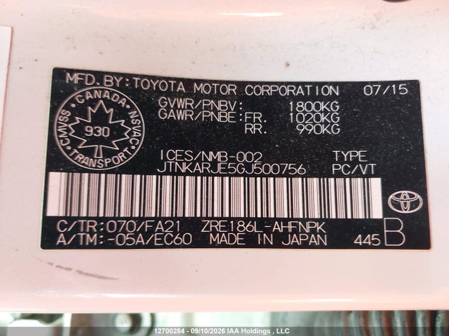 Scion IM 2016 JTNKARJE5GJ500756 Image 19