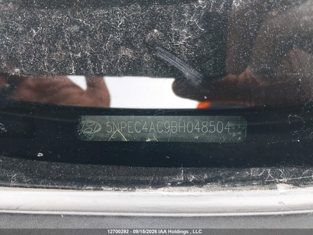 2011 Hyundai Sonata Limited მანქანა იყიდება აუქციონზე, vin: 5NPEC4AC9BH048504, აუქციონის ნომერი: 12700292