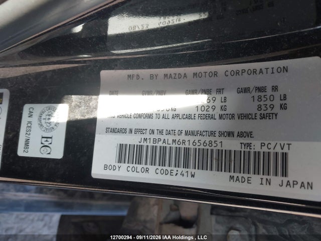 Продаж на аукціоні авто 2024 Mazda Mazda3 Sport Gs, vin: JM1BPALM6R1656851, номер лоту: 12700294