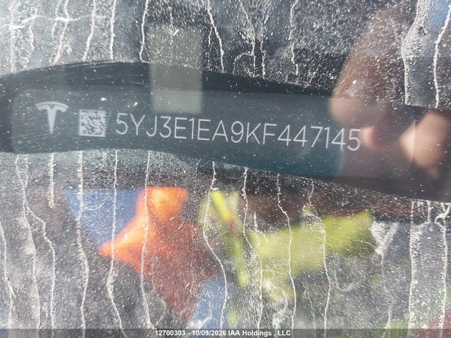 Aukcja sprzedaży 2019 Tesla Model 3, vin: 5YJ3E1EA9KF447145, numer aukcji: 12700303