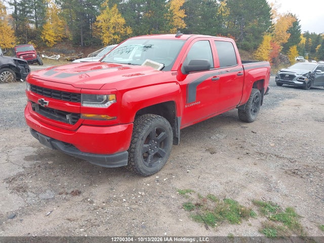 12700304 :رقم المزاد ، 3GCUKPEC6JG118610 vin ، 2018 Chevrolet Silverado K1500 Custom مزاد بيع