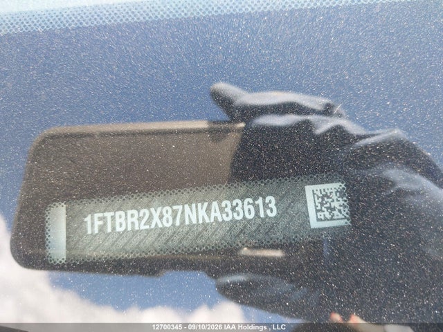 Продаж на аукціоні авто 2022 Ford Transit T-250, vin: 1FTBR2X87NKA33613, номер лоту: 12700345
