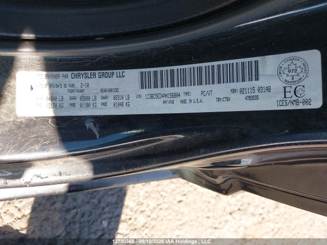 Aukcja sprzedaży 2010 Chrysler Sebring Touring, vin: 1C3BC5ED4AN156804, numer aukcji: 12700368