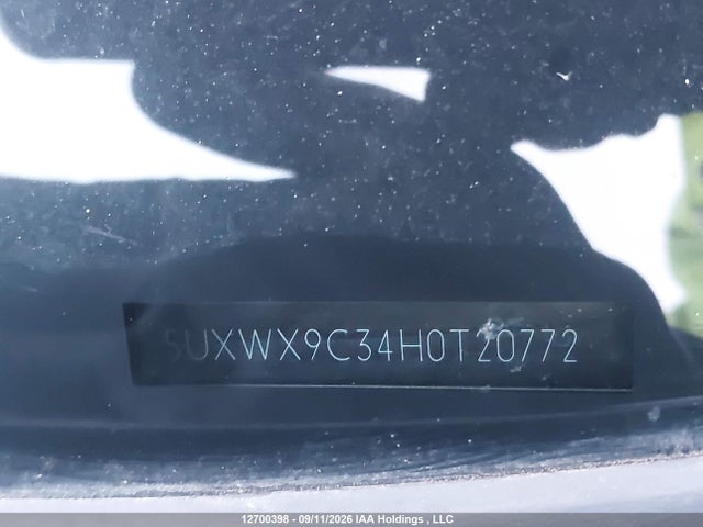 2017 Bmw X3 Xdrive28i მანქანა იყიდება აუქციონზე, vin: 5UXWX9C34H0T20772, აუქციონის ნომერი: 12700398