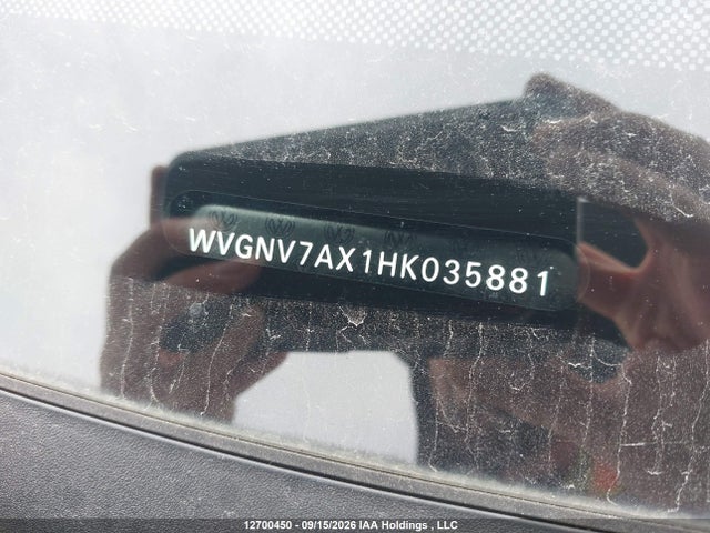 12700450 :رقم المزاد ، WVGNV7AX1HK035881 vin ، 2017 Volkswagen Tiguan Wolfsburg Edition مزاد بيع