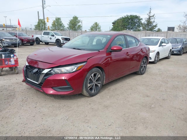 12700514 :رقم المزاد ، 3N1AB8CV7LY231561 vin ، 2020 Nissan Sentra مزاد بيع