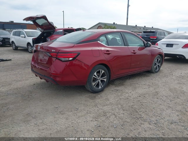 12700514 :رقم المزاد ، 3N1AB8CV7LY231561 vin ، 2020 Nissan Sentra مزاد بيع
