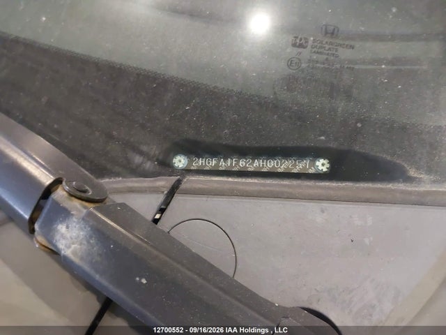 12700552 :رقم المزاد ، 2HGFA1F62AH002257 vin ، 2010 Honda Civic Lx-s مزاد بيع
