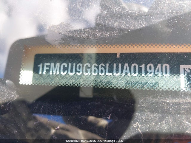 Aukcja sprzedaży 2020 Ford Escape Se, vin: 1FMCU9G66LUA01940, numer aukcji: 12700583