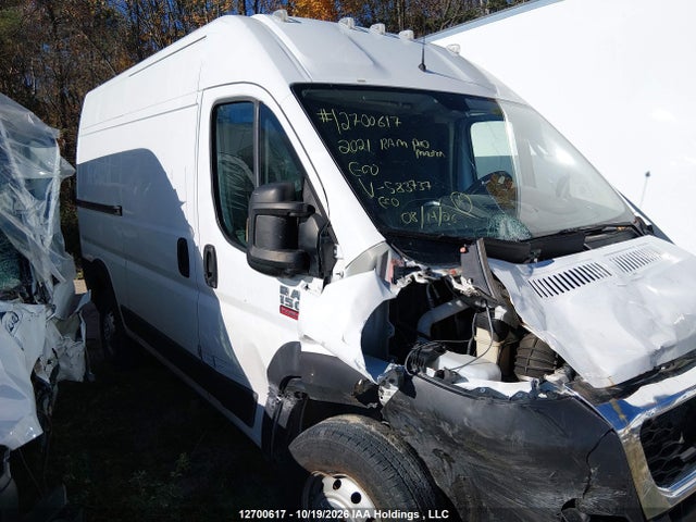 Продажа на аукционе авто 2021 Ram Promaster 1500 High Roof 136 In. Wb, vin: 3C6LRVBG6ME583737, номер лота: 12700617