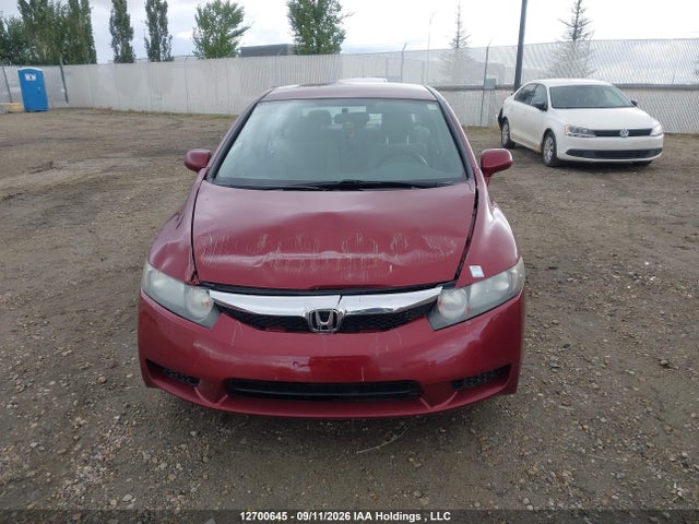 12700645 :رقم المزاد ، 19XFA16529E048829 vin ، 2009 Honda Civic Lx مزاد بيع