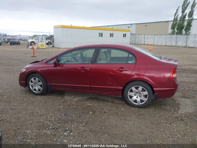 12700645 :رقم المزاد ، 19XFA16529E048829 vin ، 2009 Honda Civic Lx مزاد بيع