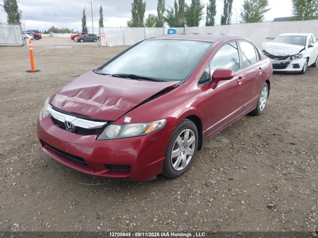 12700645 :رقم المزاد ، 19XFA16529E048829 vin ، 2009 Honda Civic Lx مزاد بيع