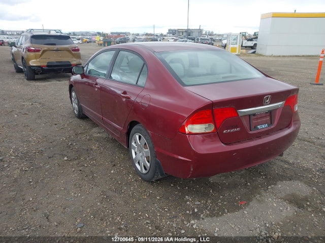 12700645 :رقم المزاد ، 19XFA16529E048829 vin ، 2009 Honda Civic Lx مزاد بيع