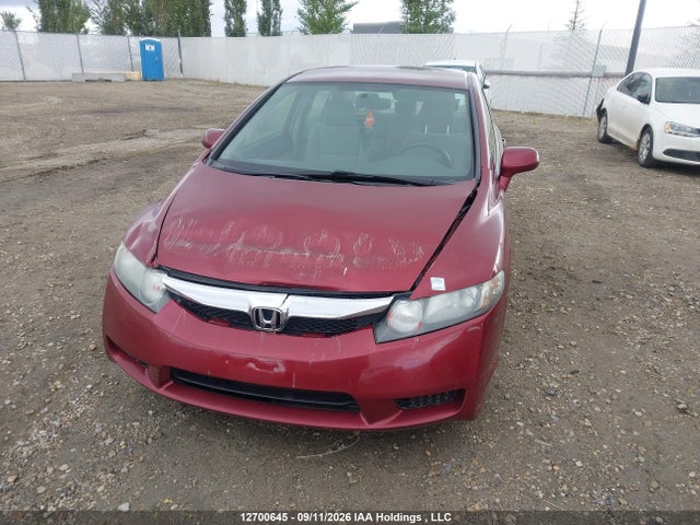 12700645 :رقم المزاد ، 19XFA16529E048829 vin ، 2009 Honda Civic Lx مزاد بيع