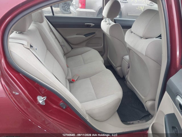 12700645 :رقم المزاد ، 19XFA16529E048829 vin ، 2009 Honda Civic Lx مزاد بيع