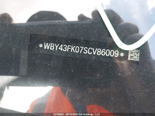 Aukcja sprzedaży 2025 Bmw I5 M60i Xdrive, vin: WBY43FK07SCV86009, numer aukcji: 12700652