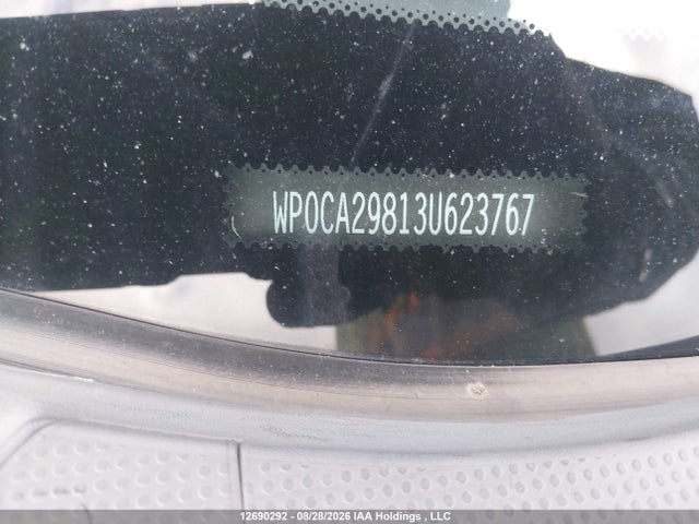 Aukcja sprzedaży 2003 Porsche Boxster, vin: WP0CA29813U623767, numer aukcji: 12690292