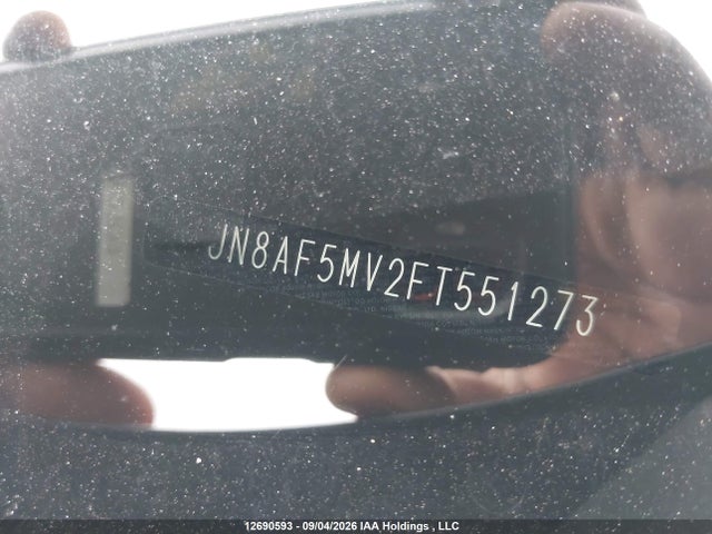 JN8AF5MV2FT551273 Nissan Juke Sl/sv