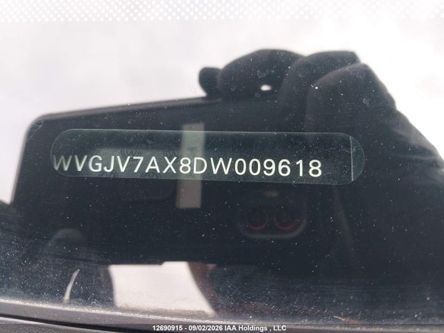 Aukcja sprzedaży 2013 Volkswagen Tiguan 2.0 Tsi Comfortline/2.0 Tsi Highline/2.0 Tsi Trendline, vin: WVGJV7AX8DW009618, numer aukcji: 12690915
