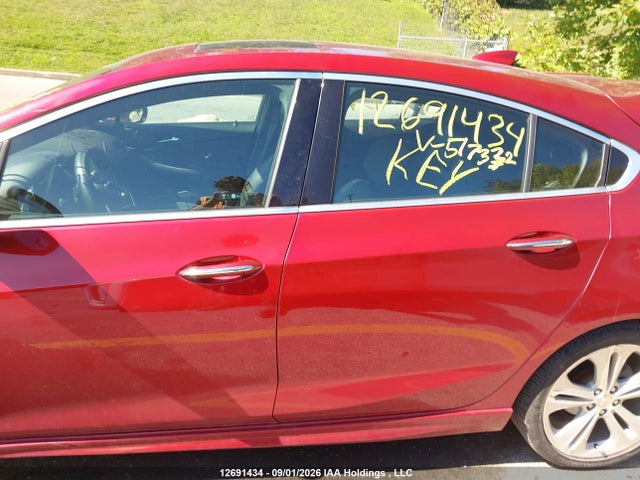 Продаж на аукціоні авто 2017 Chevrolet Cruze Premier Auto, vin: 3G1BF6SM9HS517322, номер лоту: 12691434