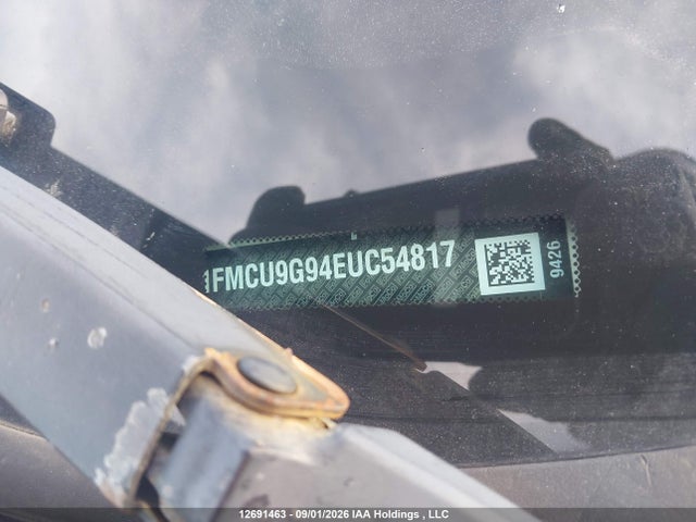 2014 Ford Escape Se მანქანა იყიდება აუქციონზე, vin: 1FMCU9G94EUC54817, აუქციონის ნომერი: 12691463