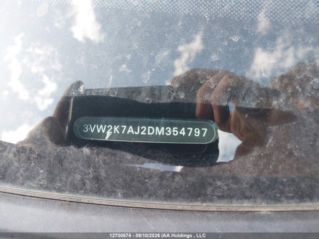 Aukcja sprzedaży 2013 Volkswagen Jetta S, vin: 3VW2K7AJ2DM354797, numer aukcji: 12700674